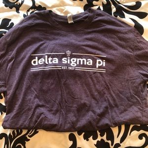 Dark Purple delta sigma pi shirt